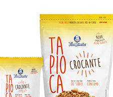 Produto de Cara Nova Tia Sônia Traz Cores Vivas para Tapioca Crocante