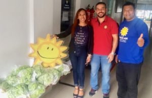 Seap faz doação ao Gacc de orgânicos plantados por detentos.